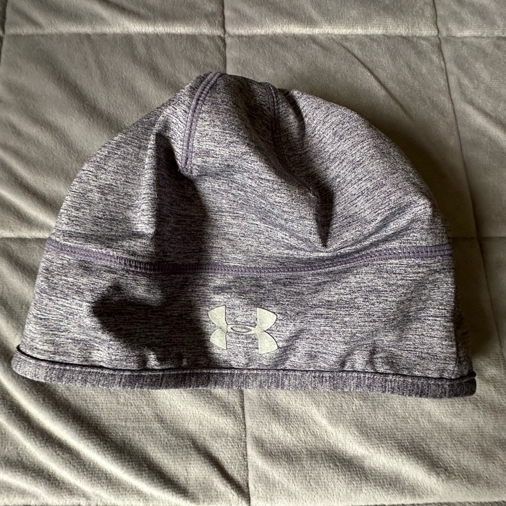 Under Armour Heathered Purple Beanie